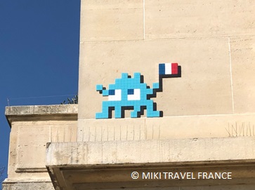 INVADER インベーダー（侵略者）がパリ中に溢れています！ みゅうパリ